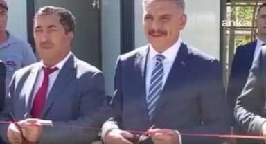 Tunceli'de beş adet portatif tuvalet için resmi tören düzenlendi: Kurdele kesilip açılış yapıldı