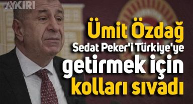 Ümit Özdağ'dan Sedat Peker hamlesi: 
