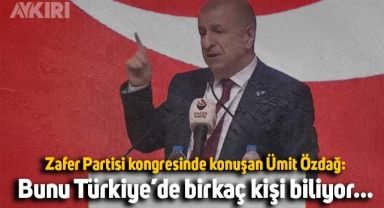 Ümit Özdağ'dan Zafer Partisi'nin kongresinde flaş açıklamalar