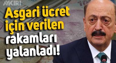 Vedat Bilgin'den asgari ücret açıklaması: Verilen rakamları yalanladı