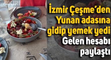 Yunan adalarında gidip yemek yiyip gelmek, İzmir'den daha ucuz