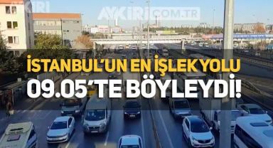 10 Kasım'da İstanbul'da trafik böyle durdu
