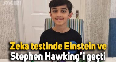 11 yaşındaki çocuk, zeka testinde Albert Einstein ve Stephen Hawking’i geçti