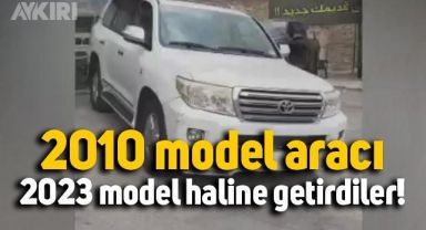 2010 model Toyota marka aracın akılalmaz dönüşümü