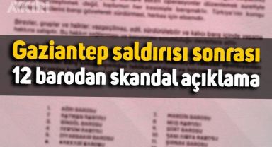 3 şehidimizin olduğu gün 12 barodan skandal açıklama