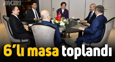 6'lı masa sekizinci kez toplandı