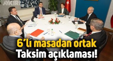 6'lı masadan Taksim'deki saldırıya dair açıklama