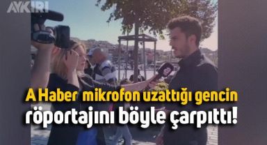 A Haber kendisine röportaj veren gencin açıklamalarını farklı yayınladı