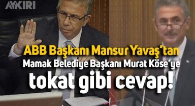 ABB Başkanı Mansur Yavaş'tan, Murat Köse'ye tokat gibi cevap: 