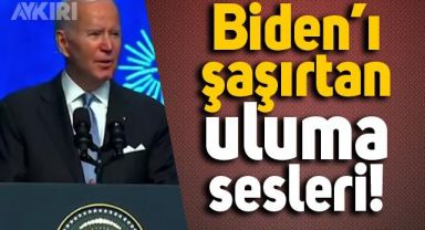 ABD Başkanı Biden, dışardan duyulan uluma seslerine böyle şaşırdı