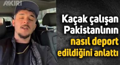 ABD'de kaçak olarak çalışan Pakistanlının nasıl deport edildiğini anlattı