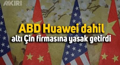 ABD'den altı Çin firmasına yasak
