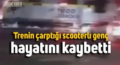 Adapazarı'nda yaşanan elektrikli scooter kazasının görüntüleri