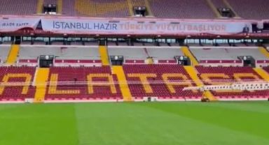 AKP seçim çalışmalarına tam gaz devam ediyor: Ali Sami Yen Stadyumu'ndaki çalışmalar böyle görüntülendi