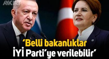 AKP ve İYİ Parti iddiası: Belli bakanlıklar İYİ Parti'ye verilebilir