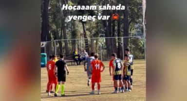 Alanyaspor ve Fenerbahçe U-19 maçında sahaya yengeç girdi