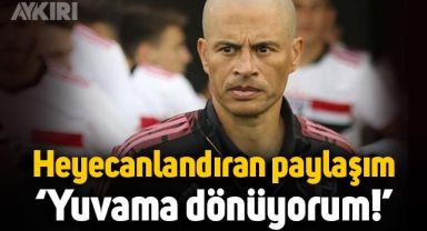 Alex de Souza, Fenerbahçe taraftarını heyecanlandırdı: Yuvama dönüyorum