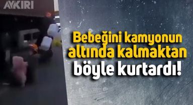 Annenin refleksi bebeğin hayatını böyle kurtardı