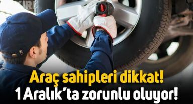 Araç sahipleri dikkat: 1 Aralık'ta zorunlu oluyor, kış lastiği takmamanın cezası ne?