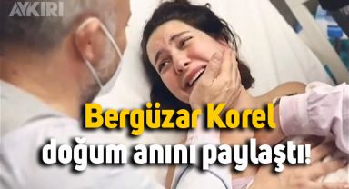 Bergüzar Korel kızının ilk yaş gününde doğum yaptığı anları paylaştı
