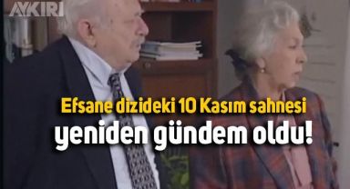 Bizimkiler dizisinde yayınlanan 10 Kasım görüntüleri yeniden gündemde