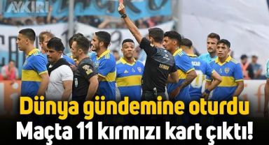Boca Juniors ile Racing Club arasındaki final maçında 11 kırmızı kart çıktı