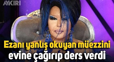 Bülent Ersoy, ezanı yanlış okuyan müezzini evine çağırıp ders verdi