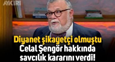 Celal Şengör hakkında savcılığın kararı belli oldu!