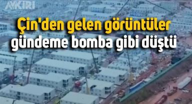 Çin'de karantina bölgeleri genişliyor: Sahra hastaneleri böyle görüntülendi