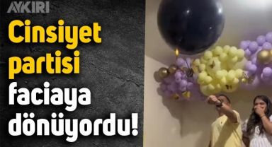 Cinsiyet partisinde helyum dolu balon bomba gibi patladı