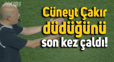 Cüneyt Çakır hakemliği bıraktı
