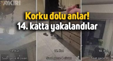Düzce'deki depreme 14. katta yakalanan gencin panik anları