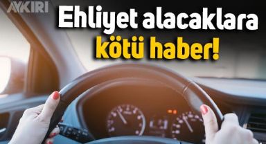 Ehliyet almak isteyenlere kötü haber: 2023 fiyatları belli oldu