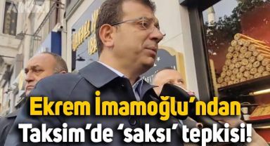 Ekrem İmamoğlu'ndan İstiklal Caddesi'nde saksı tepkisi