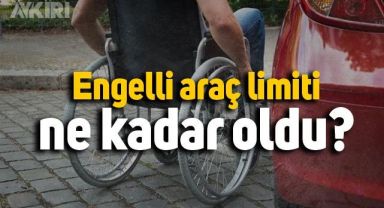 Engelli araç limiti ne kadar oldu? 2023 ÖTV muafiyeti belli oldu mu?
