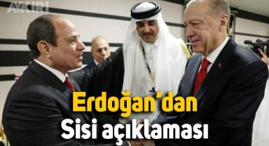 Erdoğan'dan Sisi’yle el sıkışması hakkında ilk açıklama