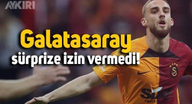 Galatasaray sürprize izin vermedi!
