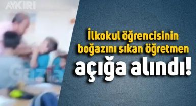 Gaziantep Şahinbey'deki bir ilkokulda çekilen görüntüler