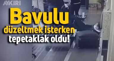 Havalimanında çalışan yer hizmetleri görevlisinin başına gelen ilginç olay