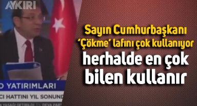 İBB Başkanı Ekrem İmamoğlu'ndan Cumhurbaşkanı Erdoğan'a 'Çökme' cevabı
