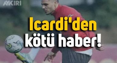 Icardi'den kötü haber! İdmanı yarıda bıraktı