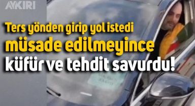 İstanbul'da ailesiyle birlikte trafikte seyreden gazeteciye küfür ve tehdit