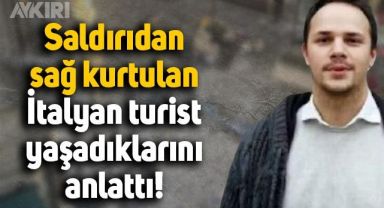 İstiklal Caddesi'ndeki bombalı saldırıdan sağ kurtulan İtalyan turist yaşadıklarını anlattı