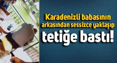 Karadenizli babaya kuru sıkılı şaka