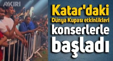 Katar'daki Dünya Kupası etkinlikleri konserlerle başladı