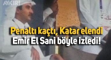 Katar, Dünya Kupası'ndan elenen ilk takım oldu, Emir El Sani böyle izledi