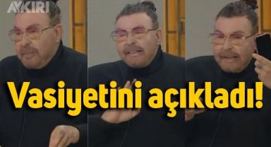 Kuşum Aydın canlı yayında vasiyetini açıkladı