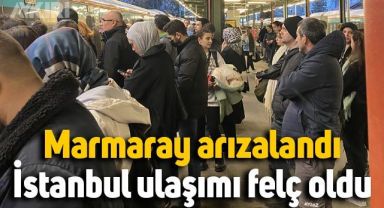 Marmaray arızalandı, yolcular isyan etti: On binlerce kişi istasyonlarda mahsur kaldı
