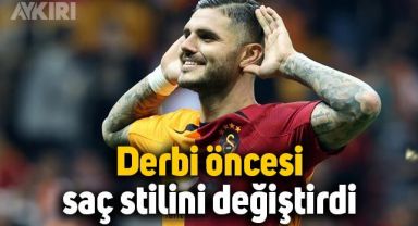Mauro Icardi, Beşiktaş derbisi öncesinde saç stilini değiştirdi