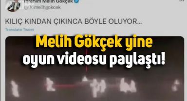 Melih Gökçek, 'Pençe-Kılıç Hava Harekatı' diyerek oyun videosu paylaştı